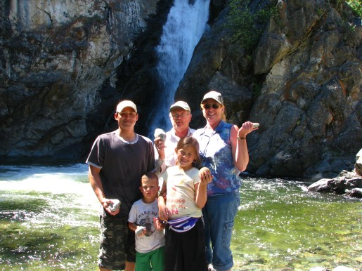 This family ROCKS! Stephen, Maci, Jacob, John and I, June 2011