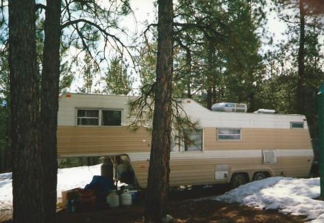 Home Sweet Home, not at the RV court.  At my folks' home in Plains